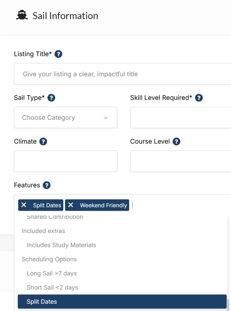 tutorial schedule features